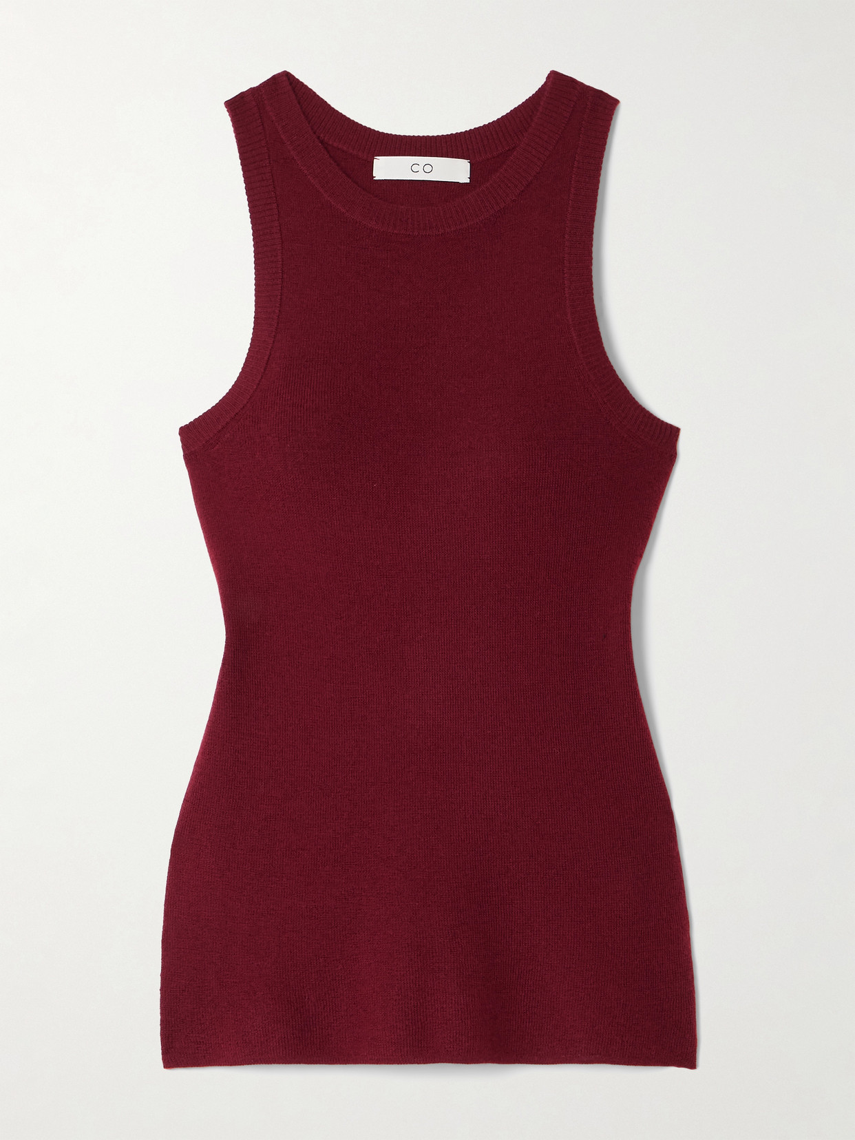 Co - Cashmere Tank Top - Burgundy