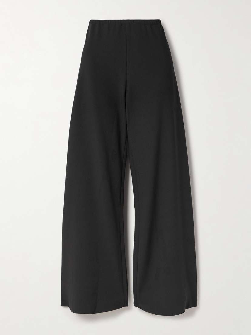 La Ligne Colby Recycled-crepe Wide-leg Pants - x large
