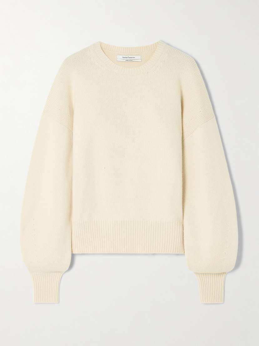 Another Tomorrow Recycled-cashmere And Wool-blend Sweater