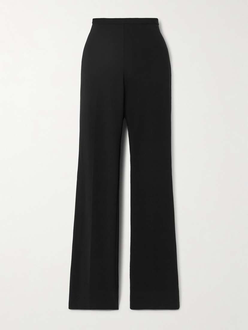 Another Tomorrow Stretch-jersey Straight-leg Pants