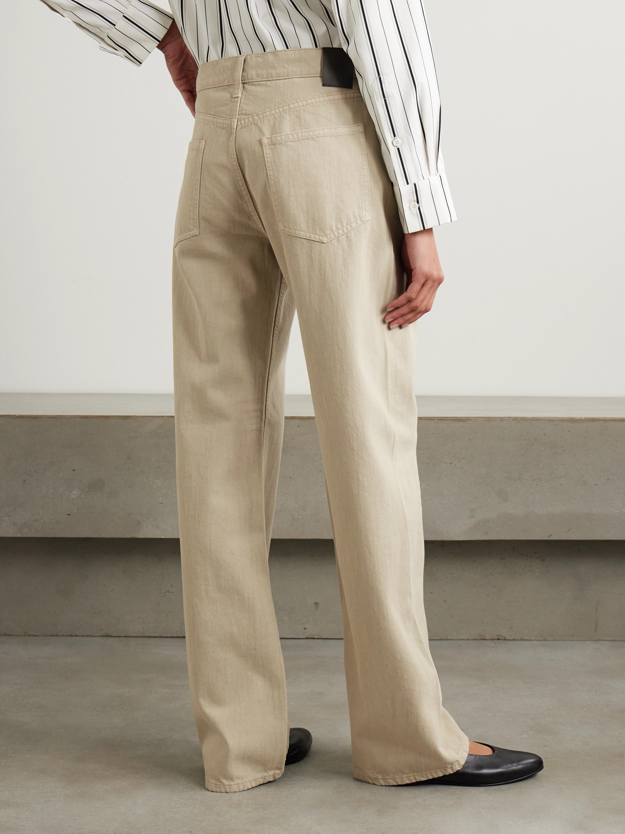 TOVE Everly high-rise straight-leg organic jeans