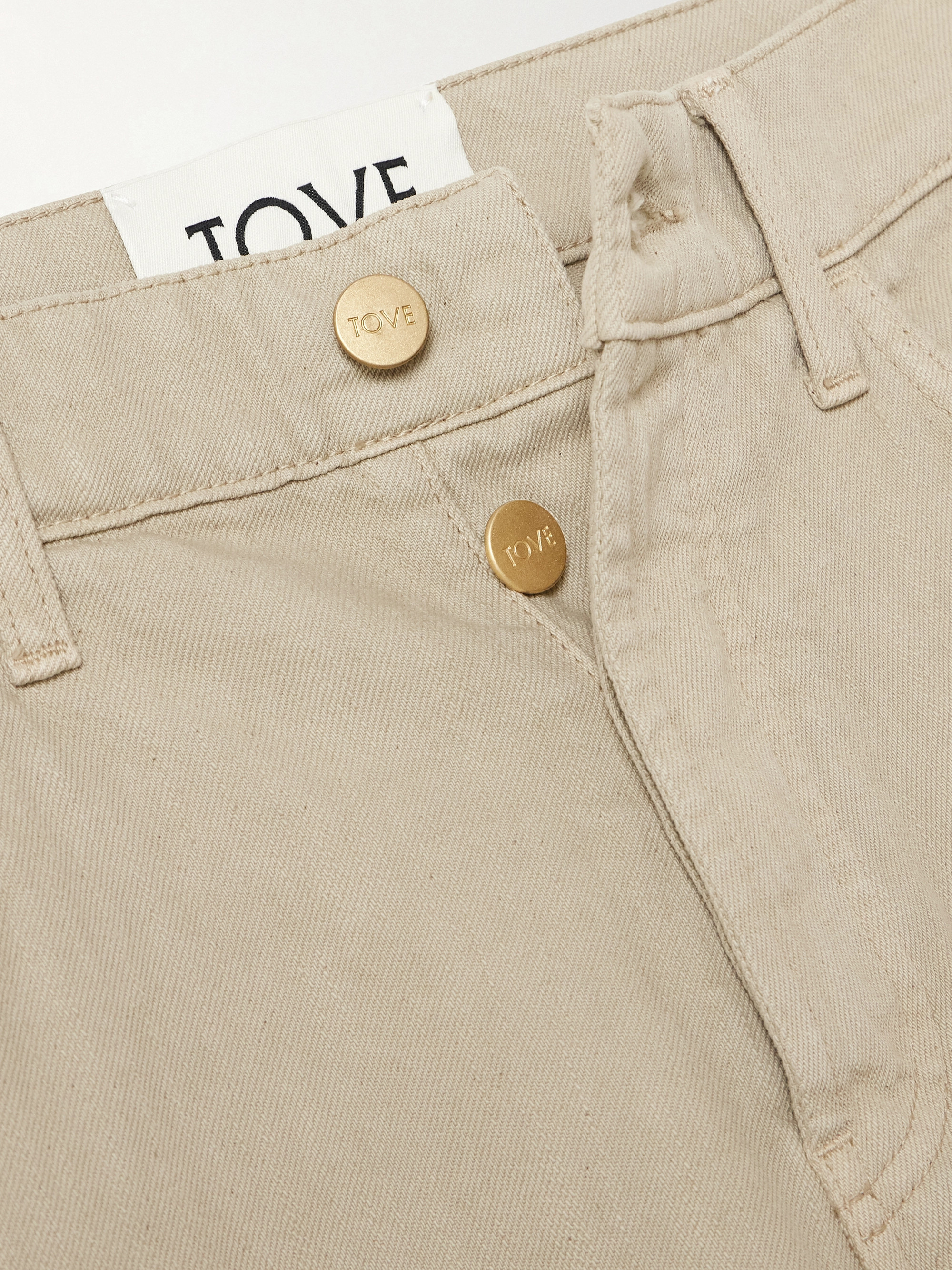 TOVE Everly high-rise straight-leg organic jeans