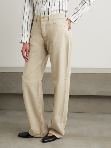 TOVE Everly high-rise straight-leg organic jeans