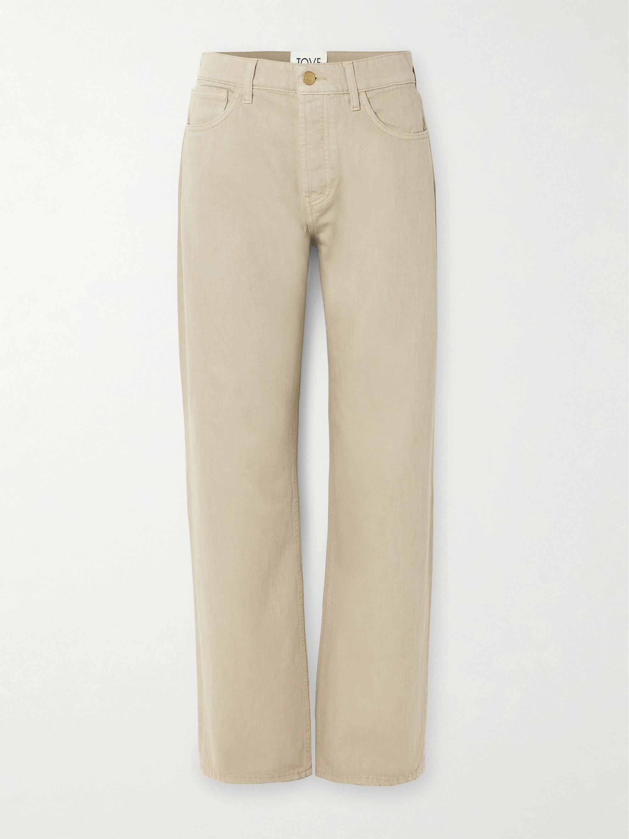 TOVE Everly high-rise straight-leg organic jeans