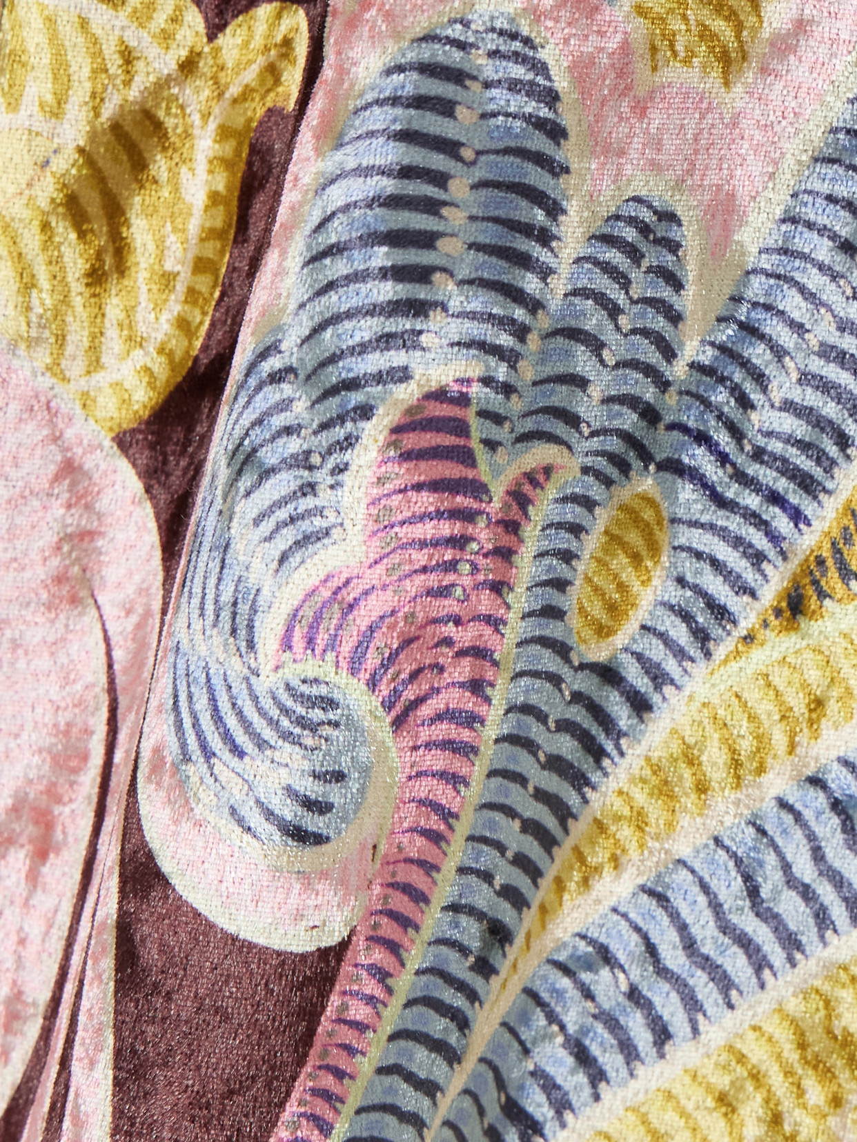 Etro Printed Stretch-chenille Flared Pants In Multi