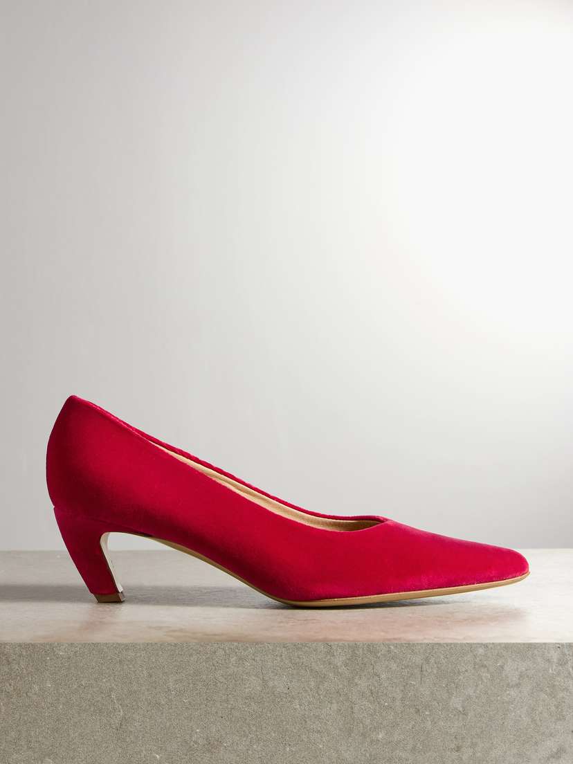 Gabriela Hearst Peggy Velvet Pumps