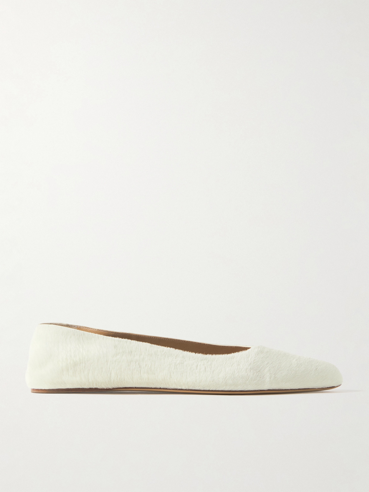 Gabriela Hearst - Andre Calf Hair Ballet Flats - Cream