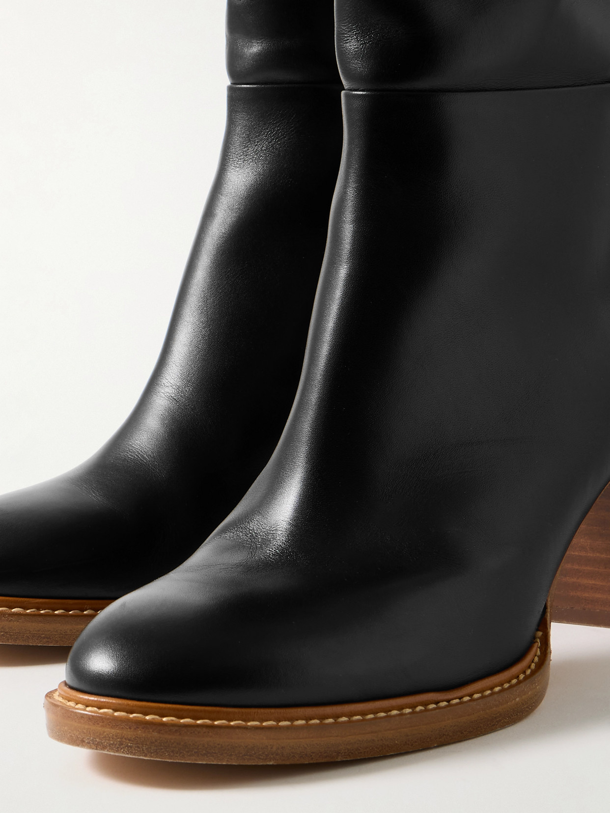 GABRIELA HEARST BOCCA LEATHER KNEE BOOTS