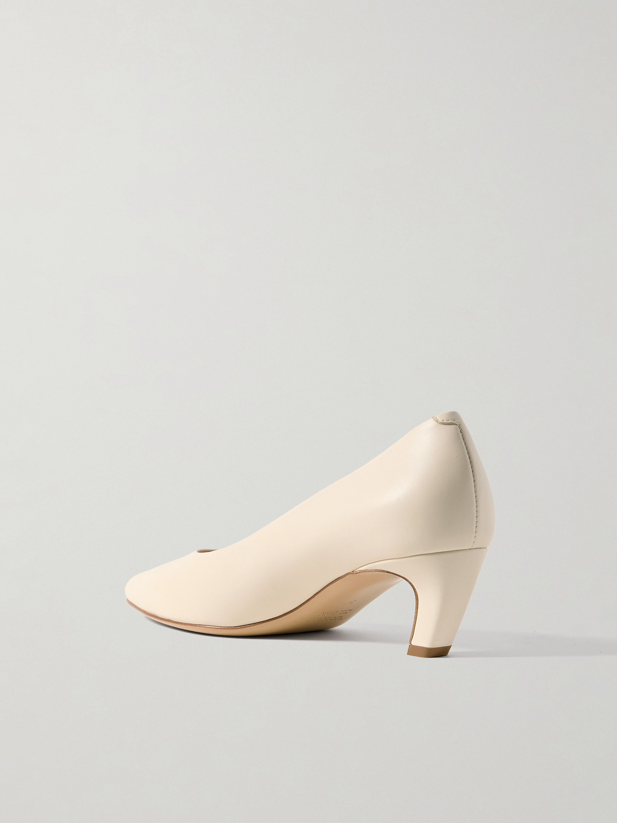 Gabriela Hearst Cross-heeled High Heels In Cream