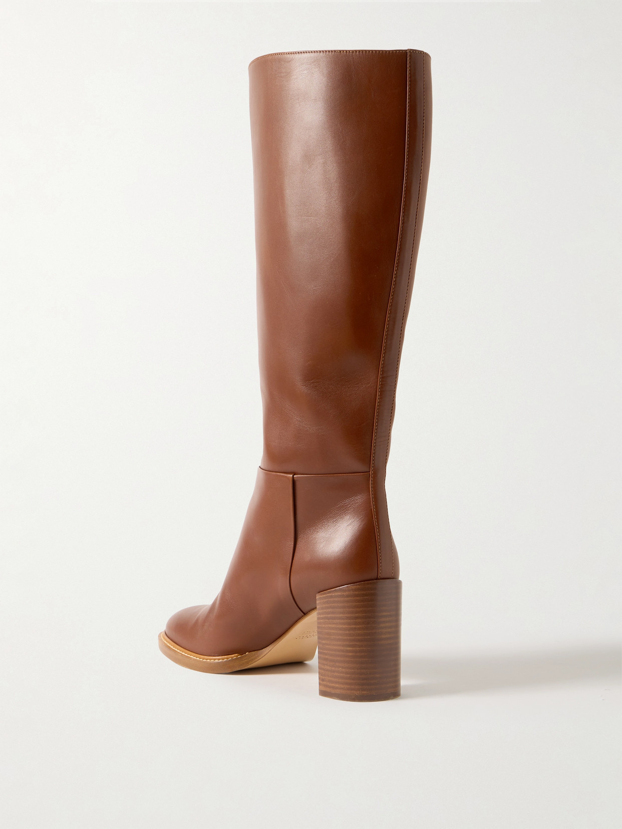 Gabriela Hearst Bocca Leather Knee Boots In Brown