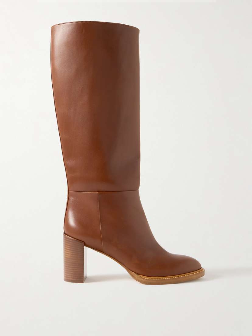 Gabriela Hearst Bocca Leather Knee Boots