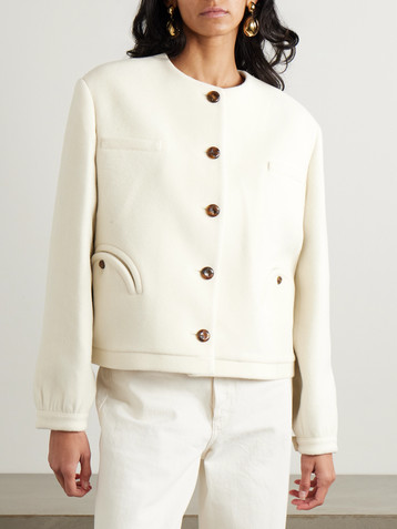 Blazé Milano Gliss wool-blend felt jacket