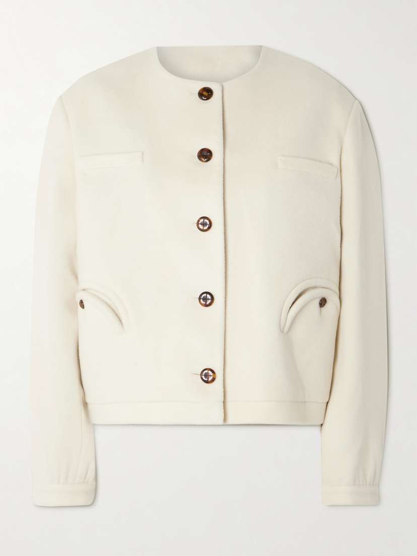 Blazé Milano Gliss Wool-blend Felt Jacket