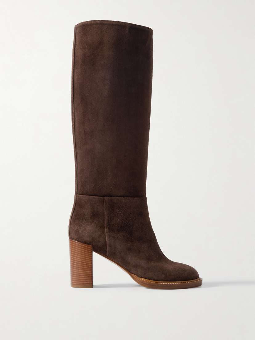 Gabriela Hearst Bocca Suede Knee Boots - IT38