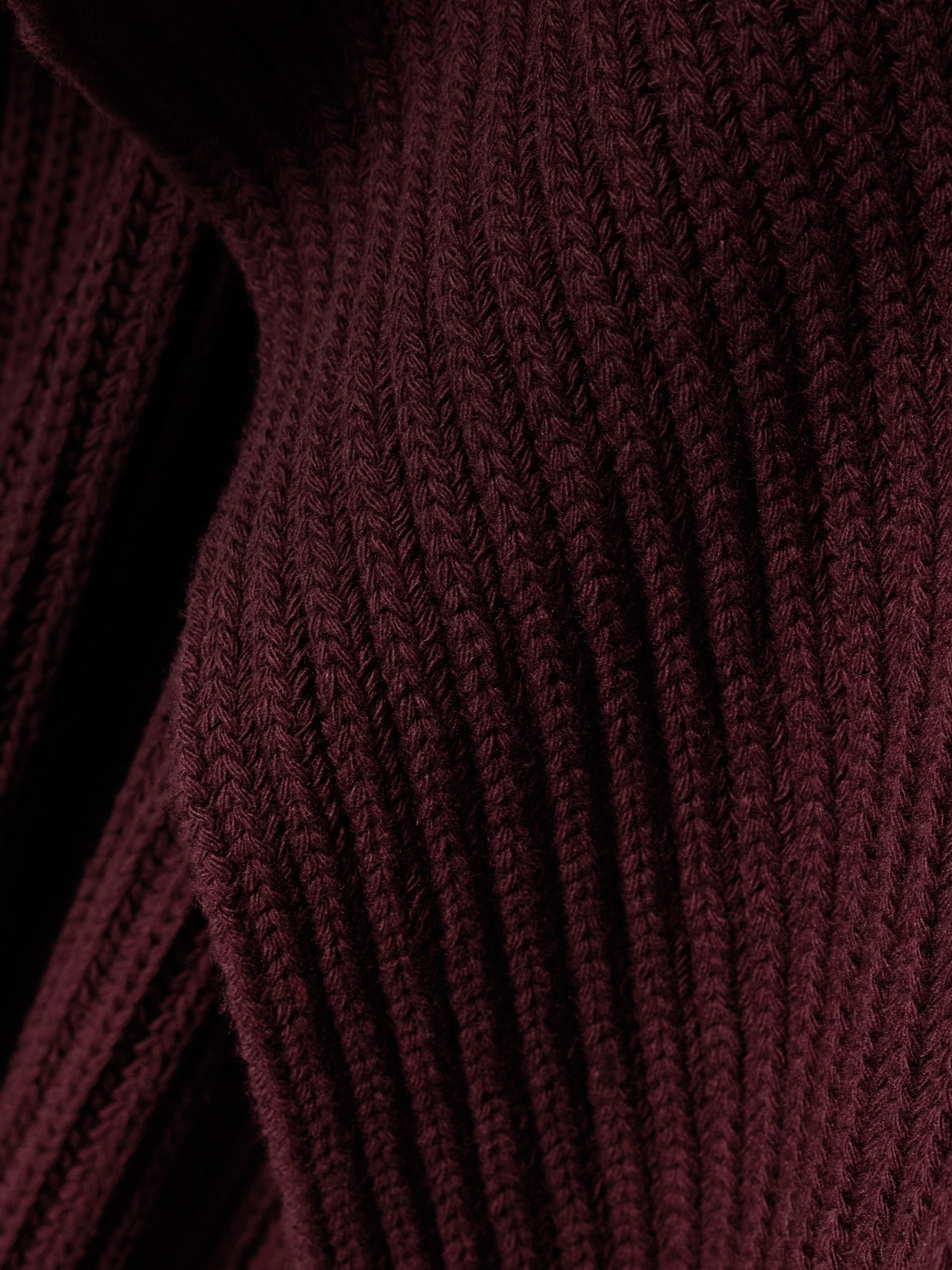 Ribbed Wool And Cashmere-Blend Poncho