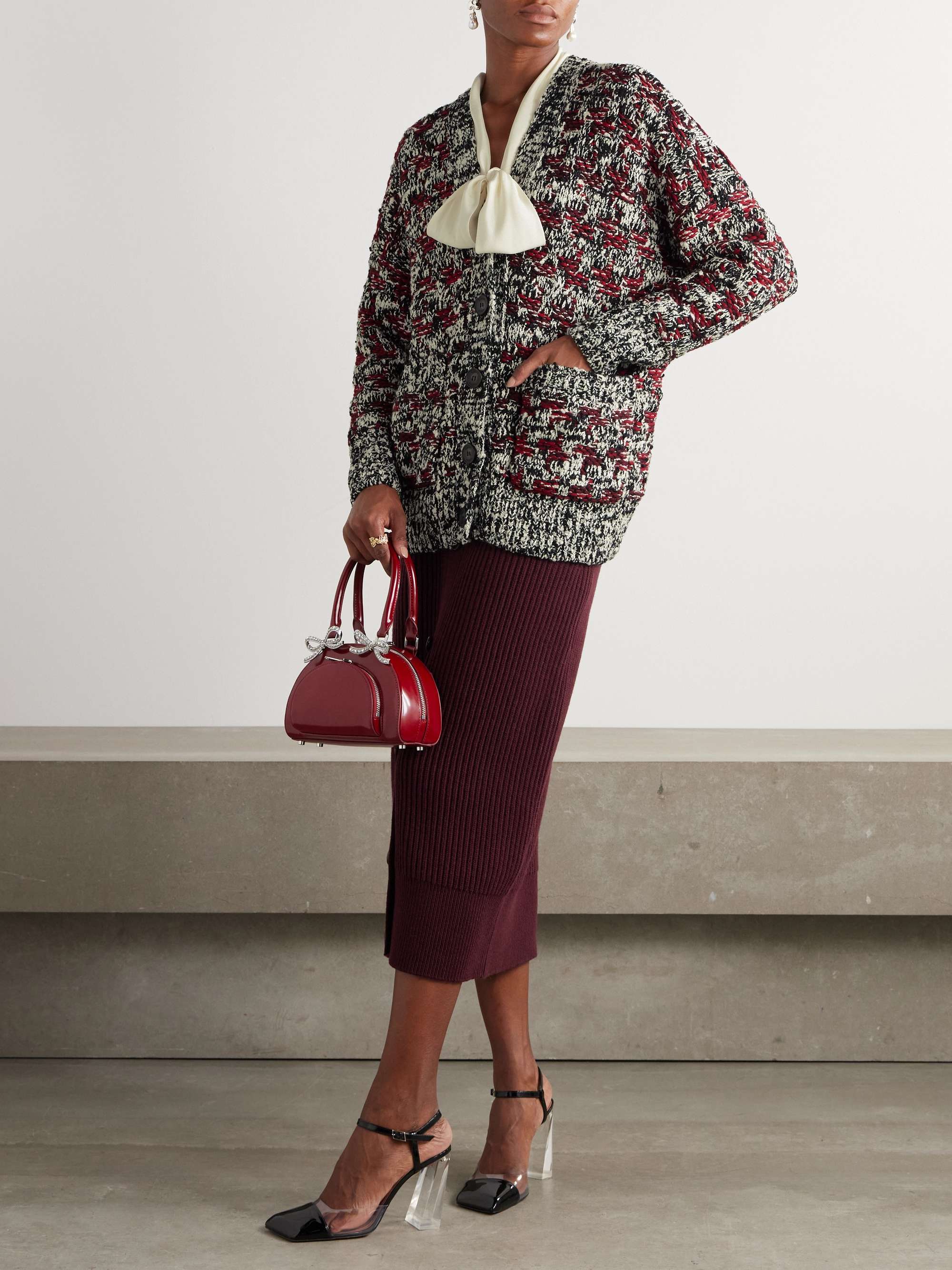 ERDEM Oversized wool-blend cardigan | NET-A-PORTER ERDEM Oversized wool-blend cardigan | NET-A-PORTER