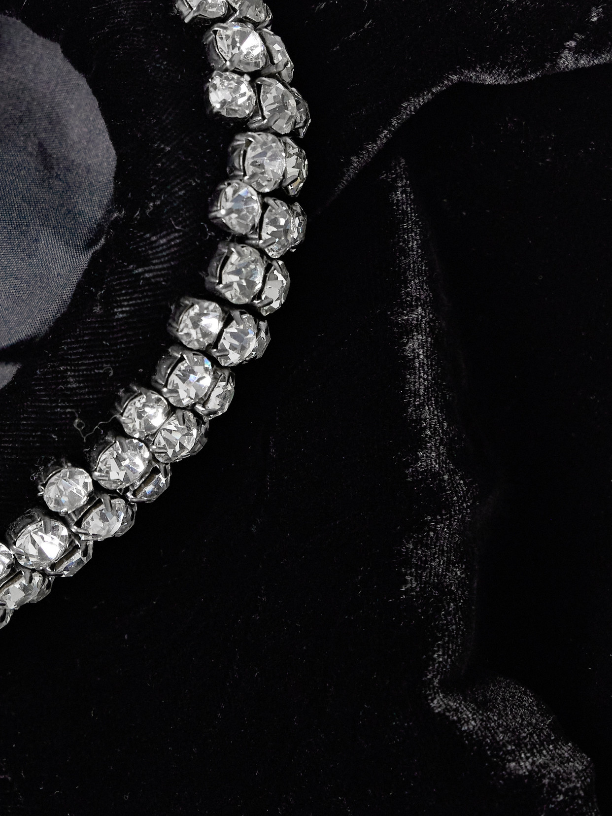 ISABEL MARANT BERTINA CRYSTAL-EMBELLISHED VELVET TOP