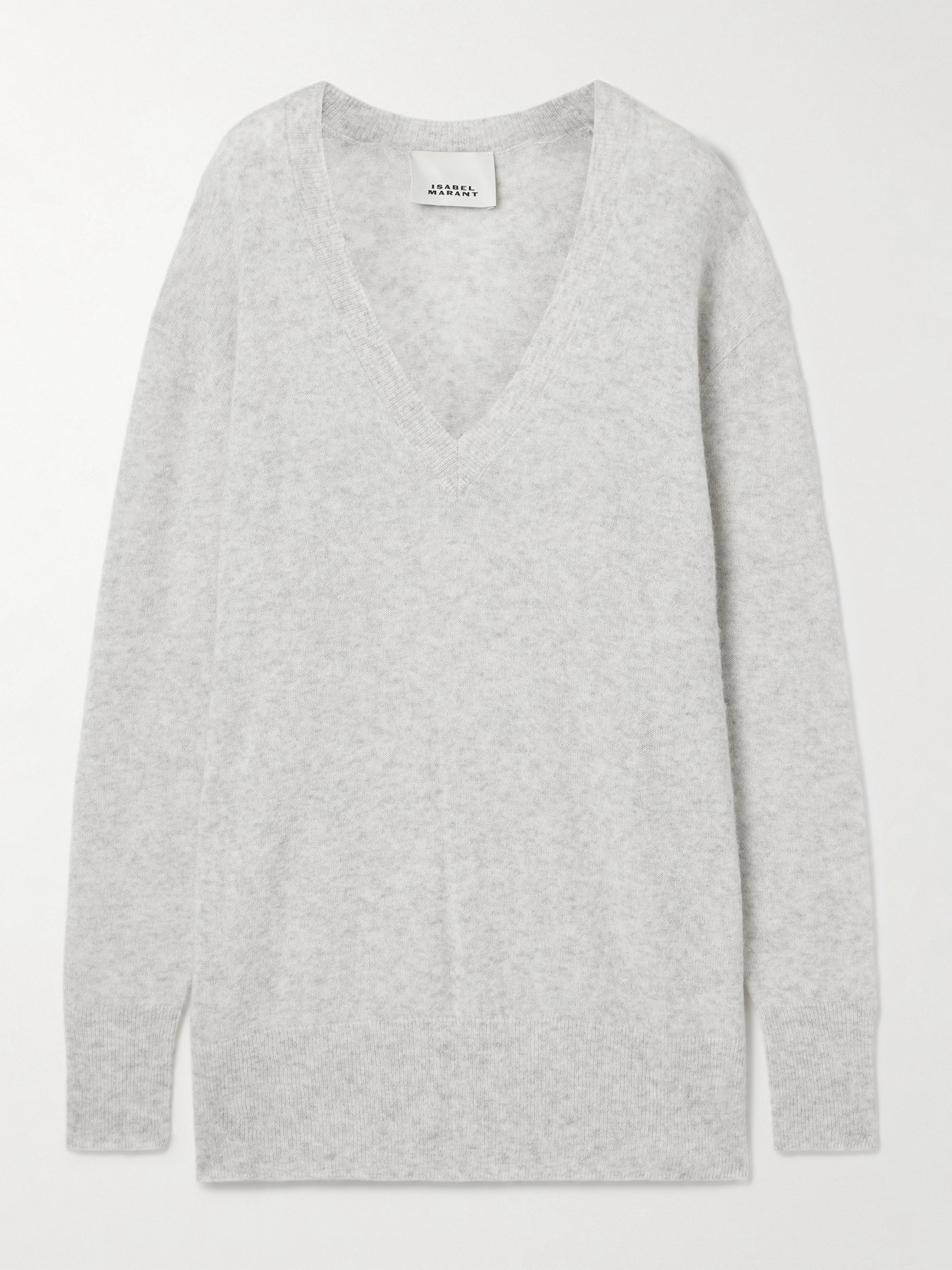 Isabel Marant - Larana Knitted Sweater - Light gray