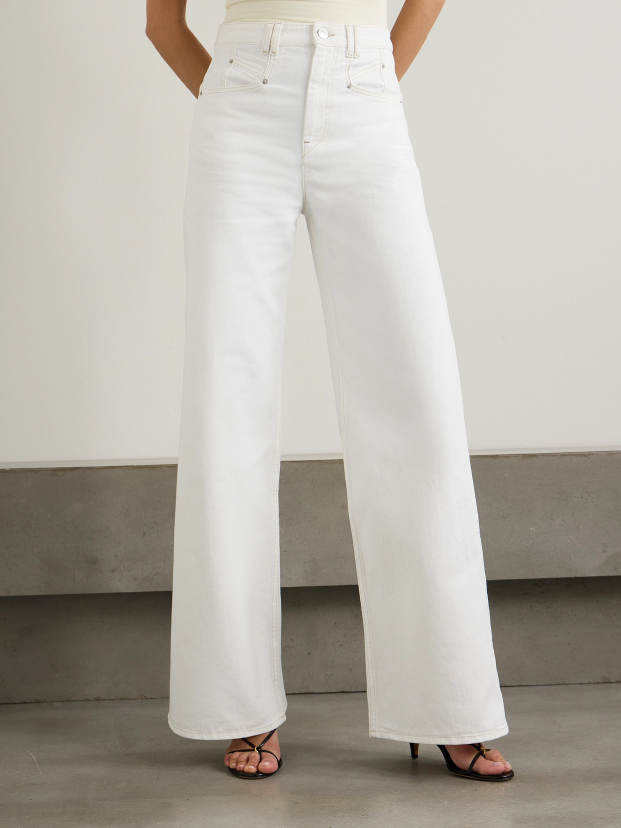 Isabel Marant Jeans In White