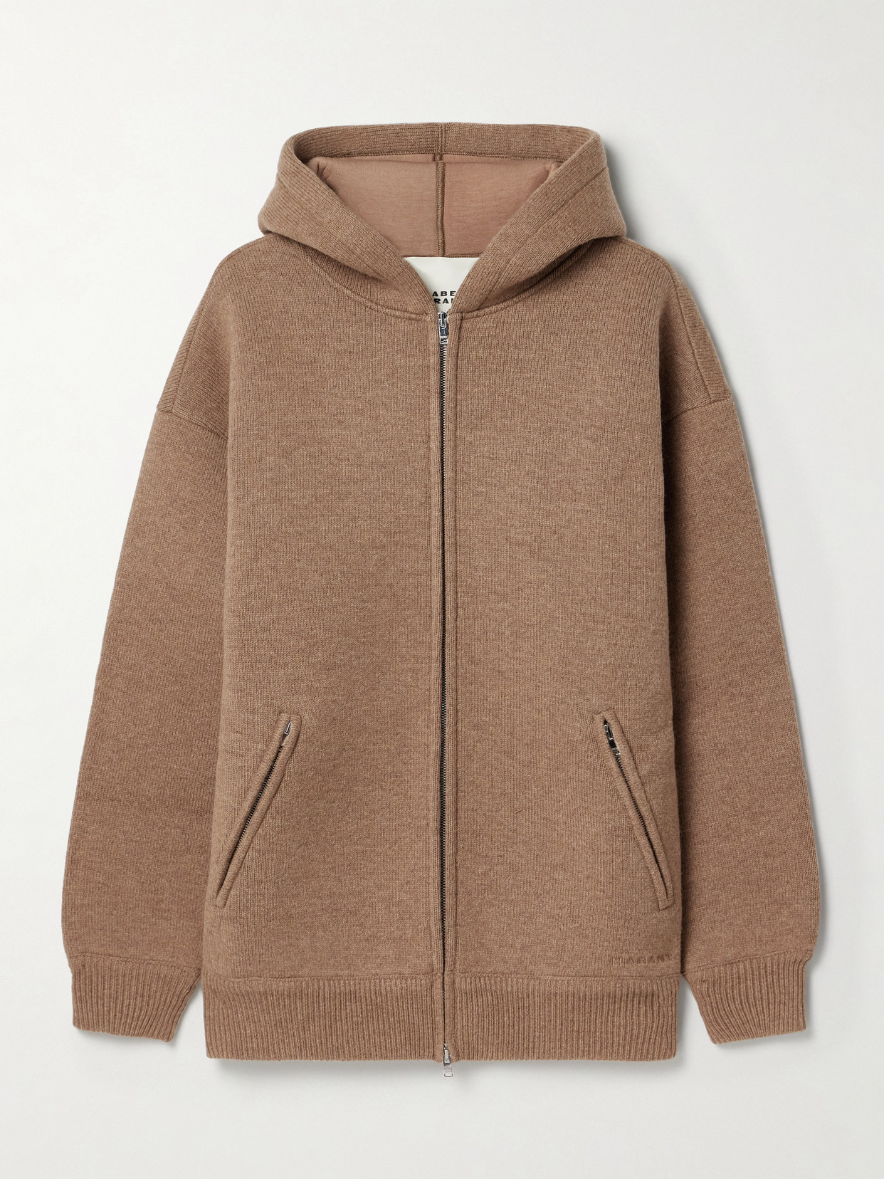 Isabel Marant - Lanny Wool-blend Hoodie - Brown