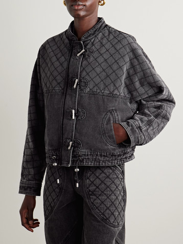 Isabel Marant Celiany quilted denim jacket