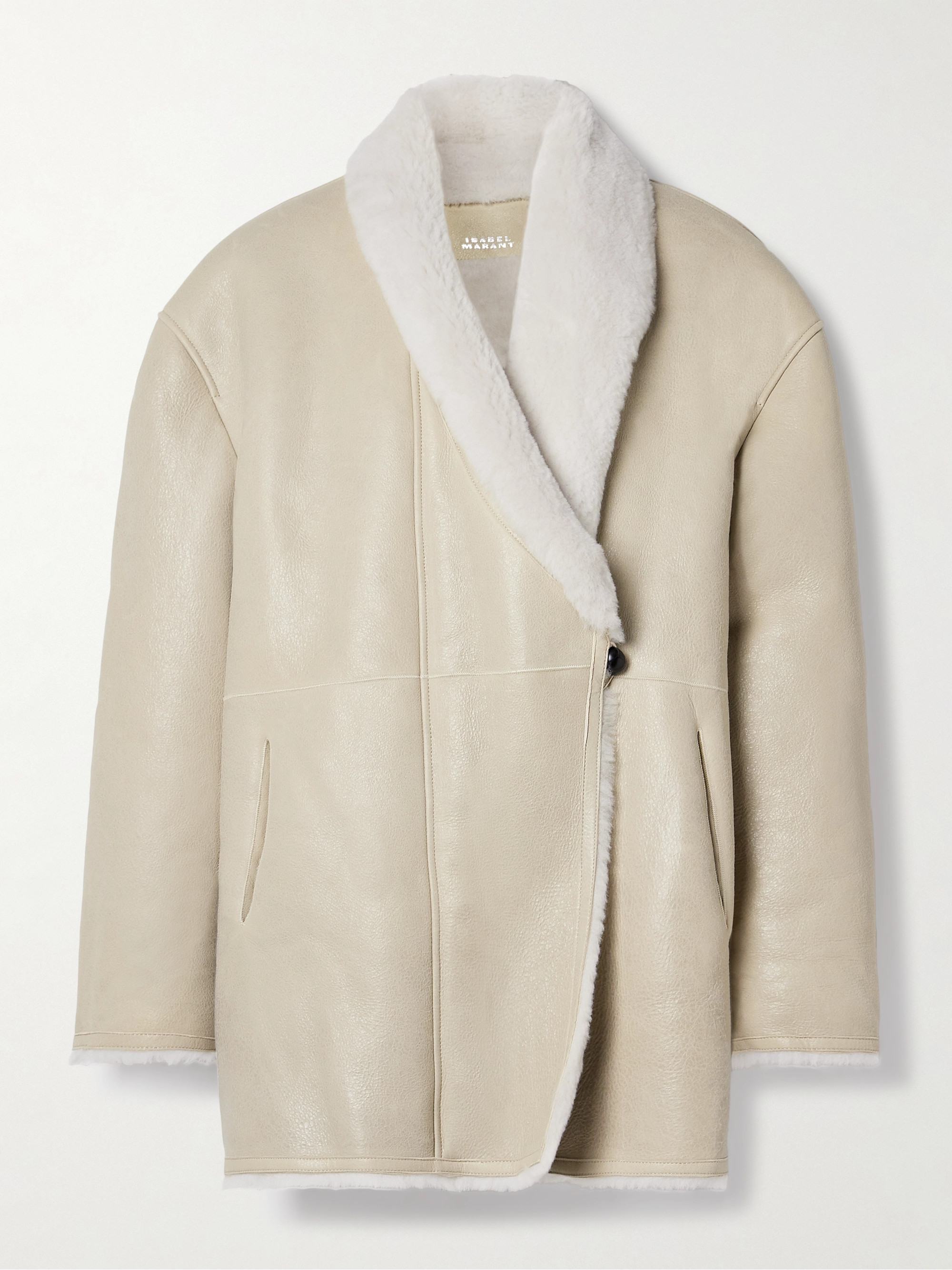 Isabel Marant Elanore shearling jacket thumbnail