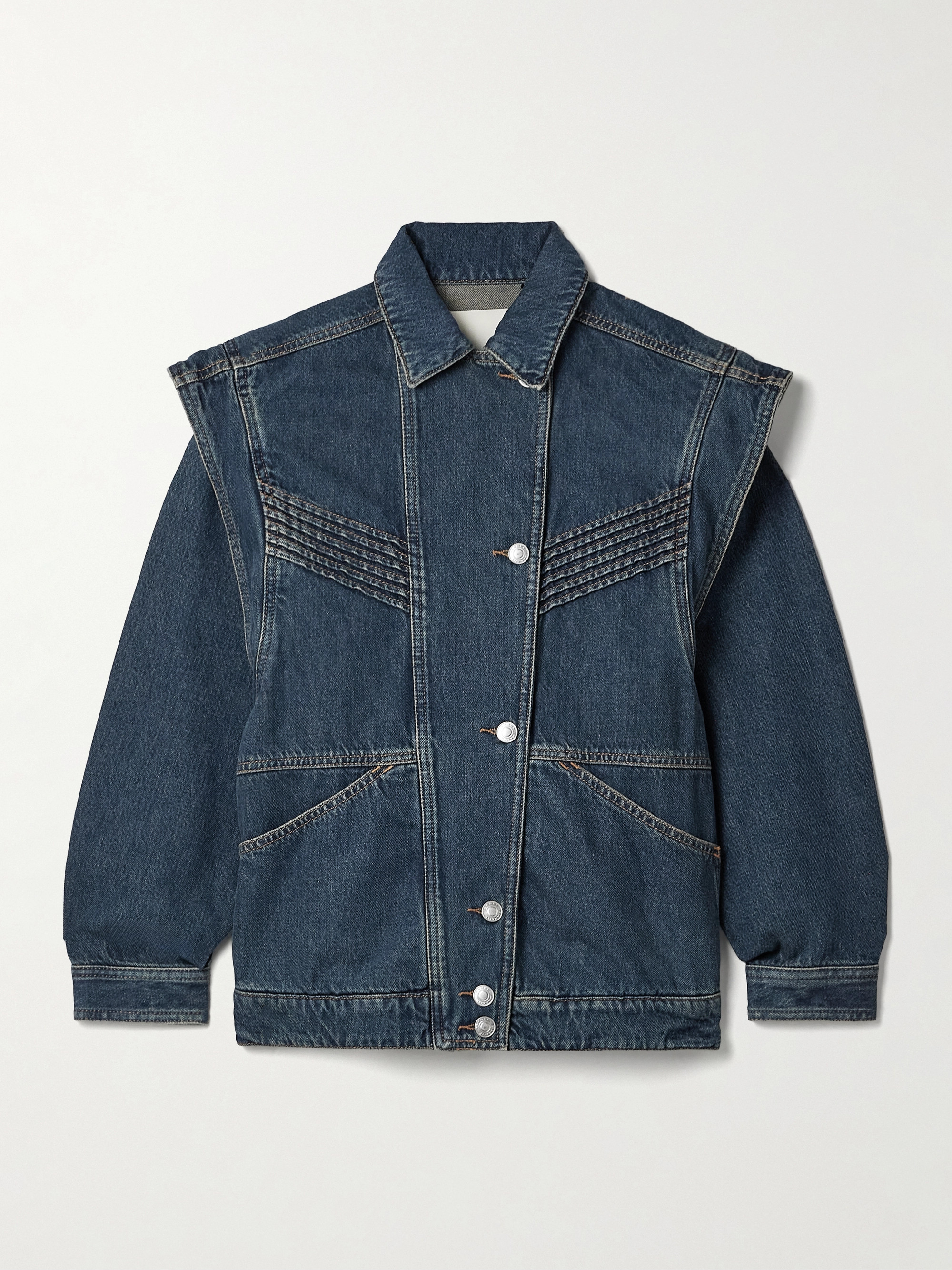 Isabel Marant Harmon convertible denim jacket thumbnail