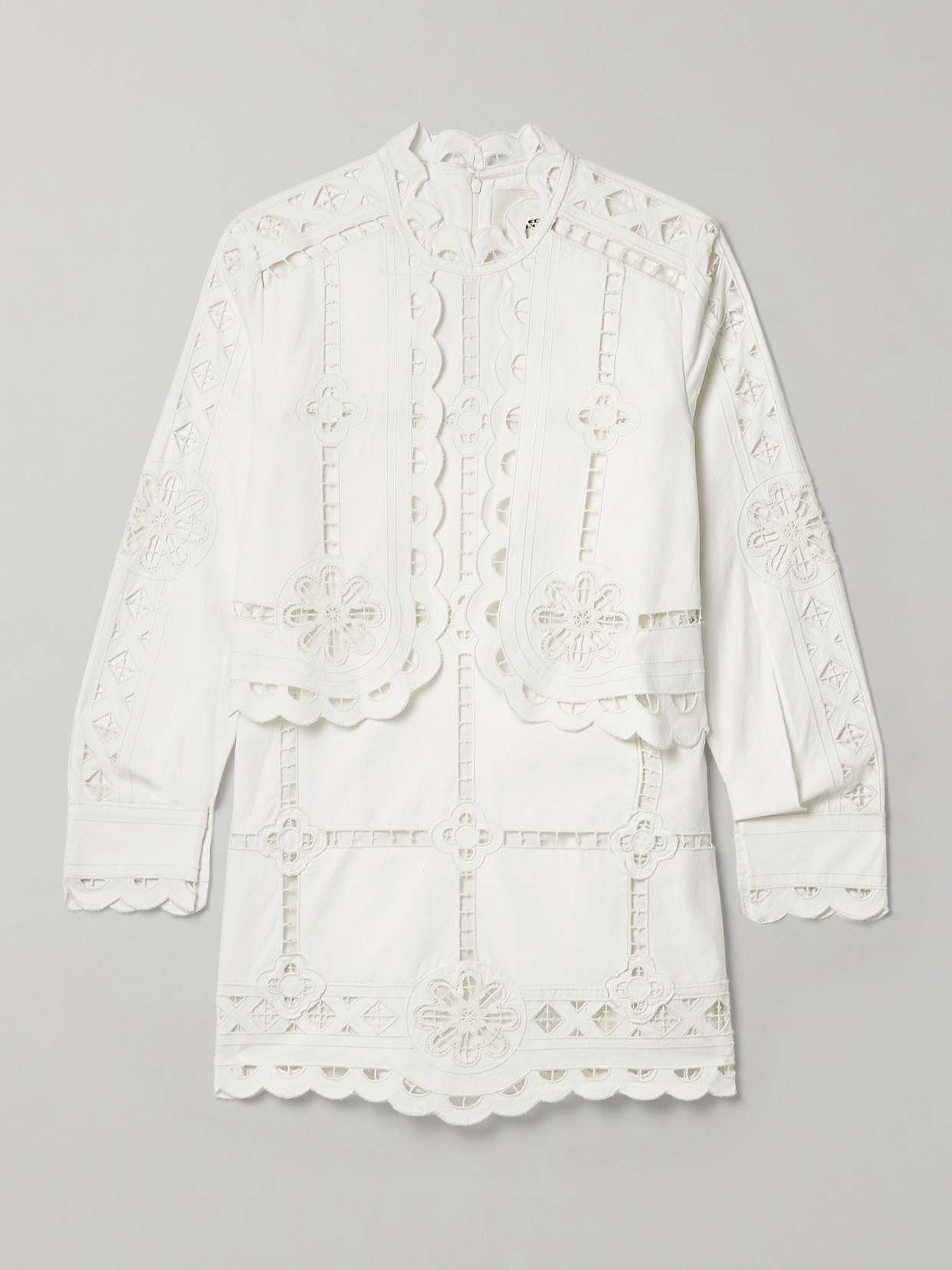 Isabel Marant - Praline Broderie Anglaise Cotton Mini Dress - White