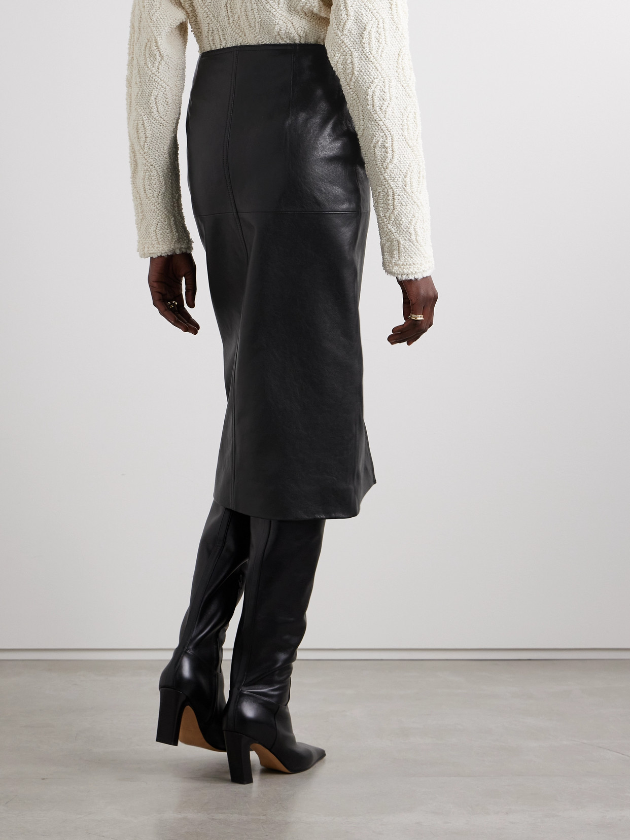 Ediaz Paneled Midi