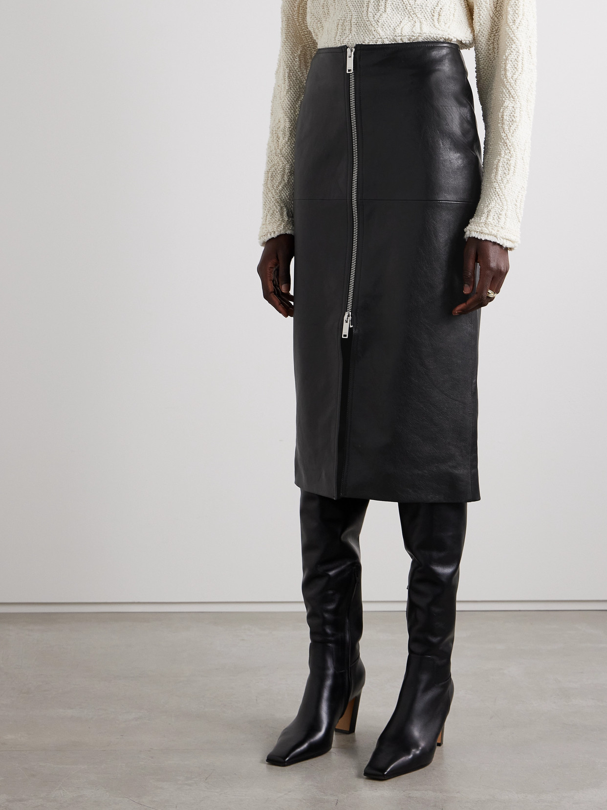 Ediaz Paneled Midi