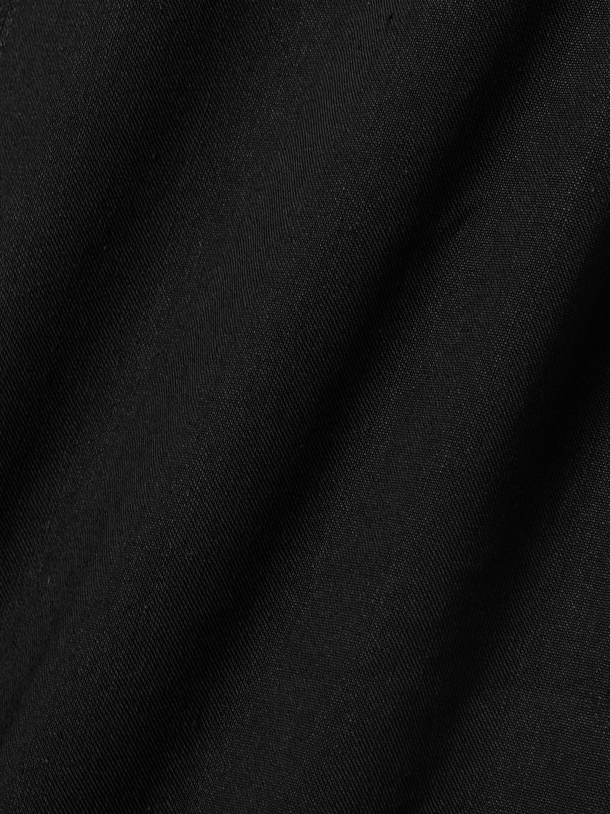 ISABEL MARANT DARLENA STRAPLESS GATHERED HEMP-BLEND MIDI DRESS