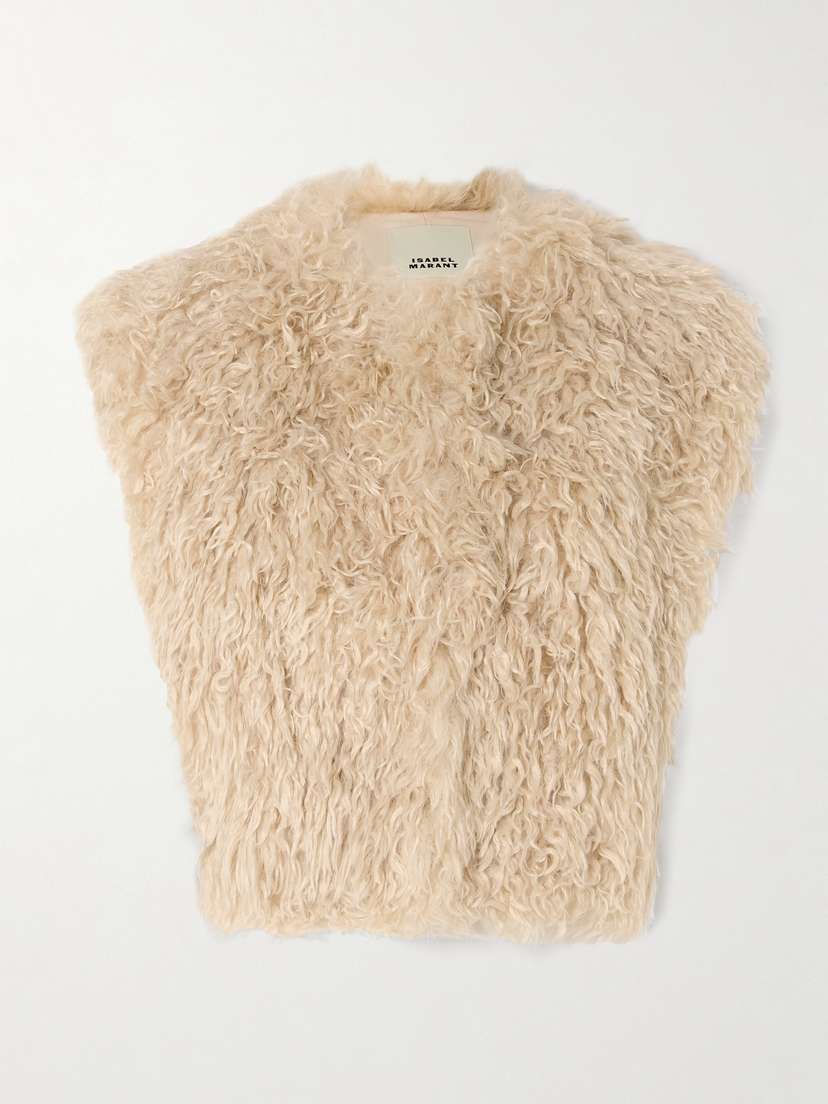 Isabel Marant Florana Faux Fur Vest