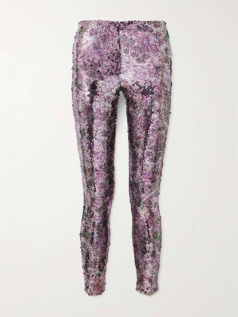 Isabel Marant Bella Sequined Jersey Leggings