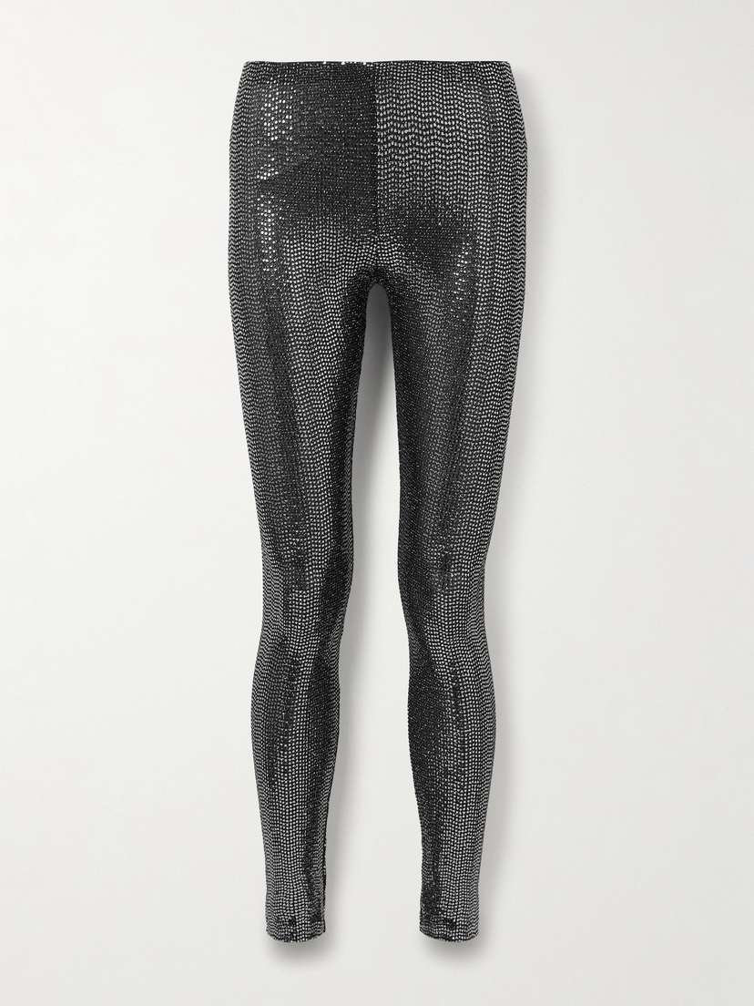Isabel Marant Joshua Sequined Tulle Leggings