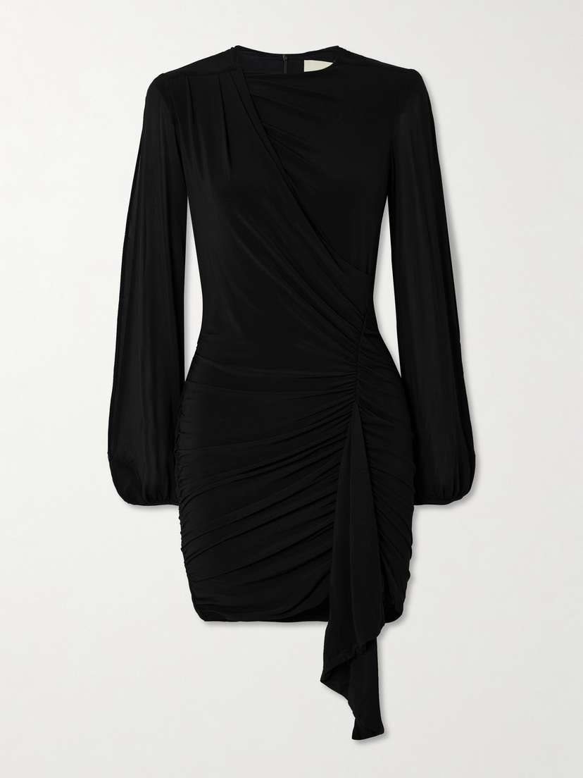 Isabel Marant Vinia Cutout Ruched Stretch-jersey Mini Dress