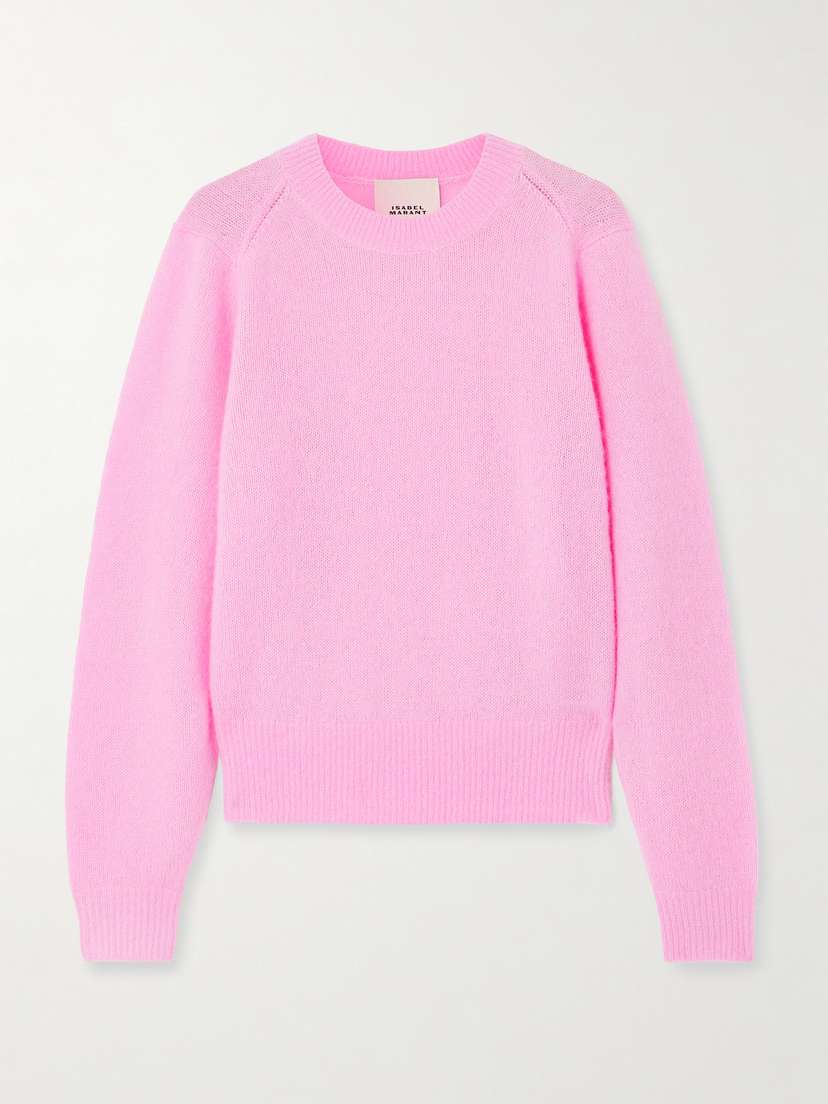 Isabel Marant Lusia Silk, Alpaca And Cashmere-blend Sweater