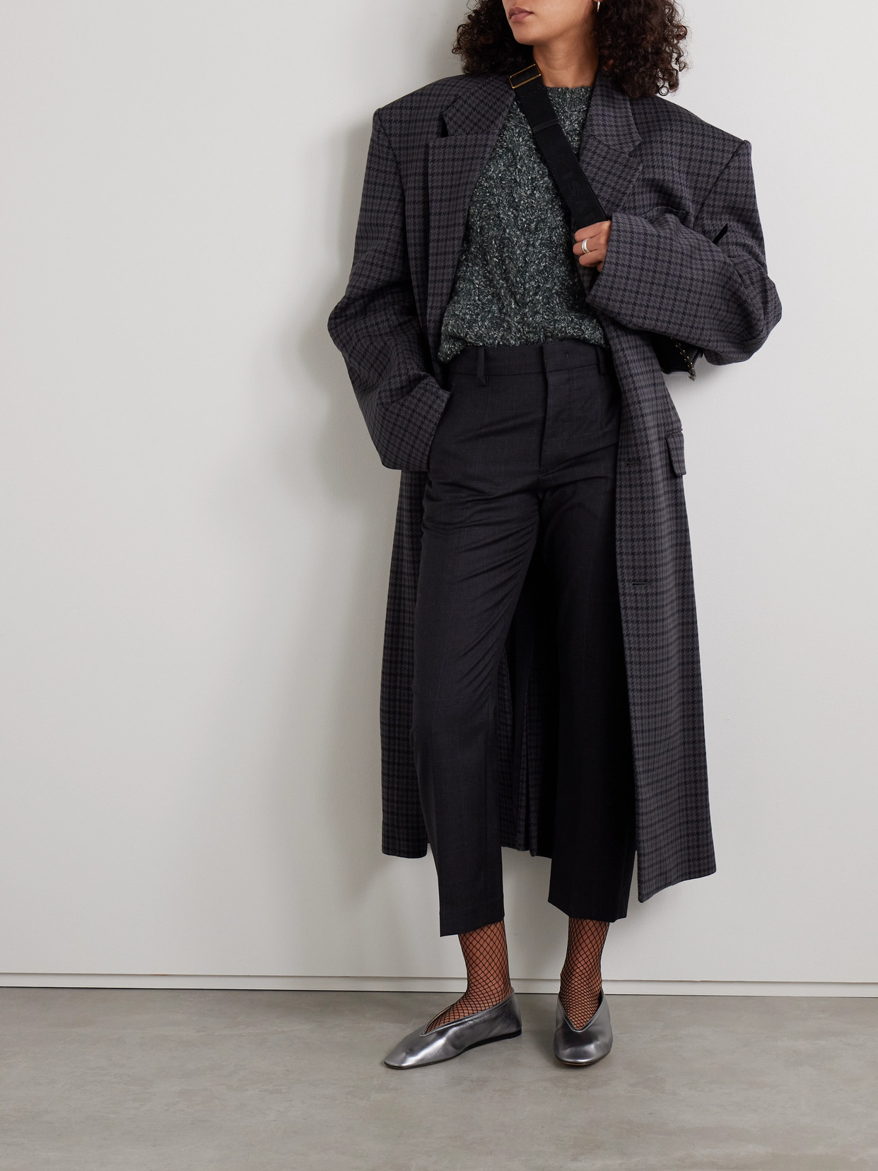 Isabel Marant Kallie Cable-knit Bouclé Sweater In Gray