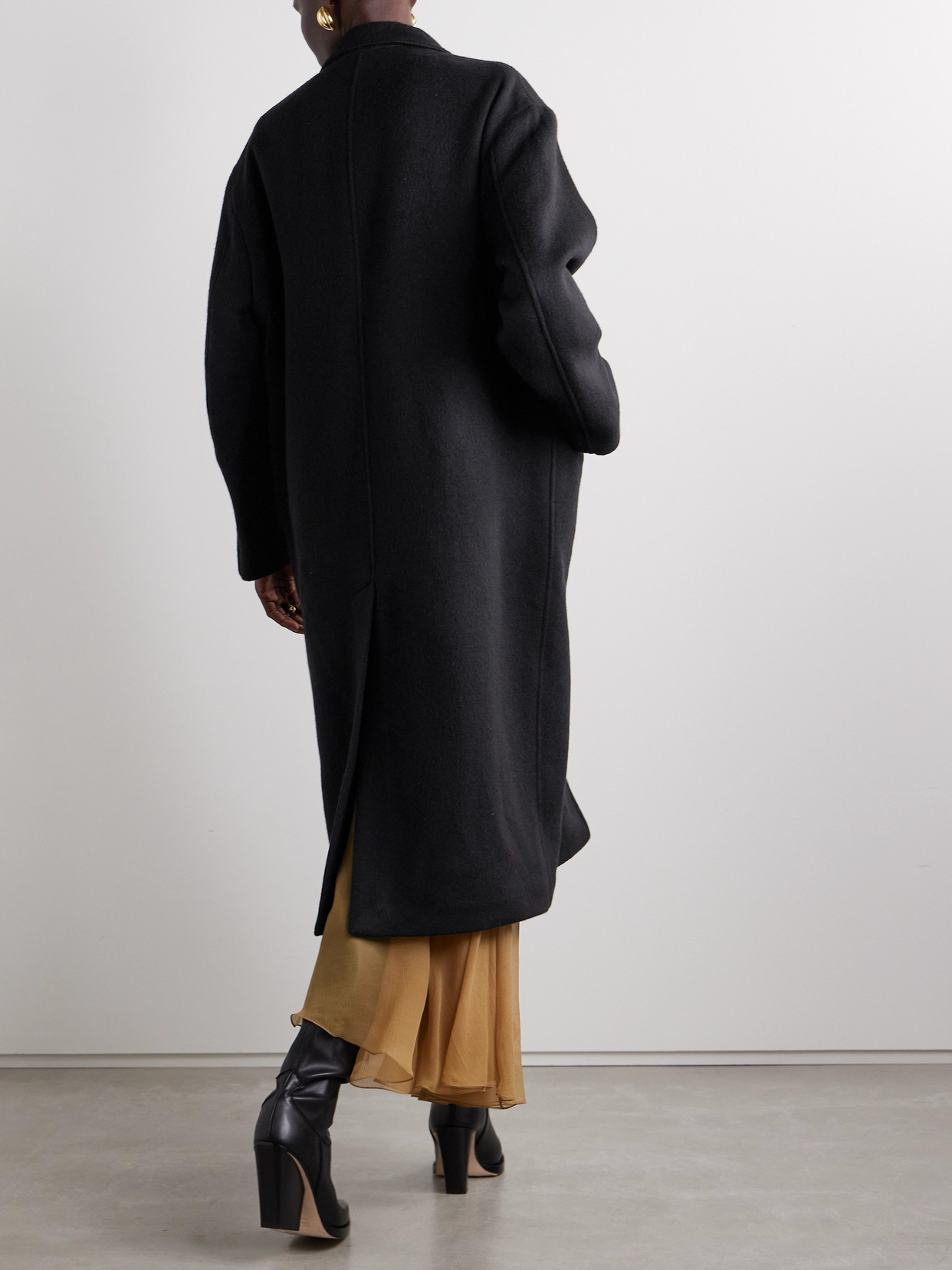 Isabel Marant Efezia Single-breasted Coat In Black