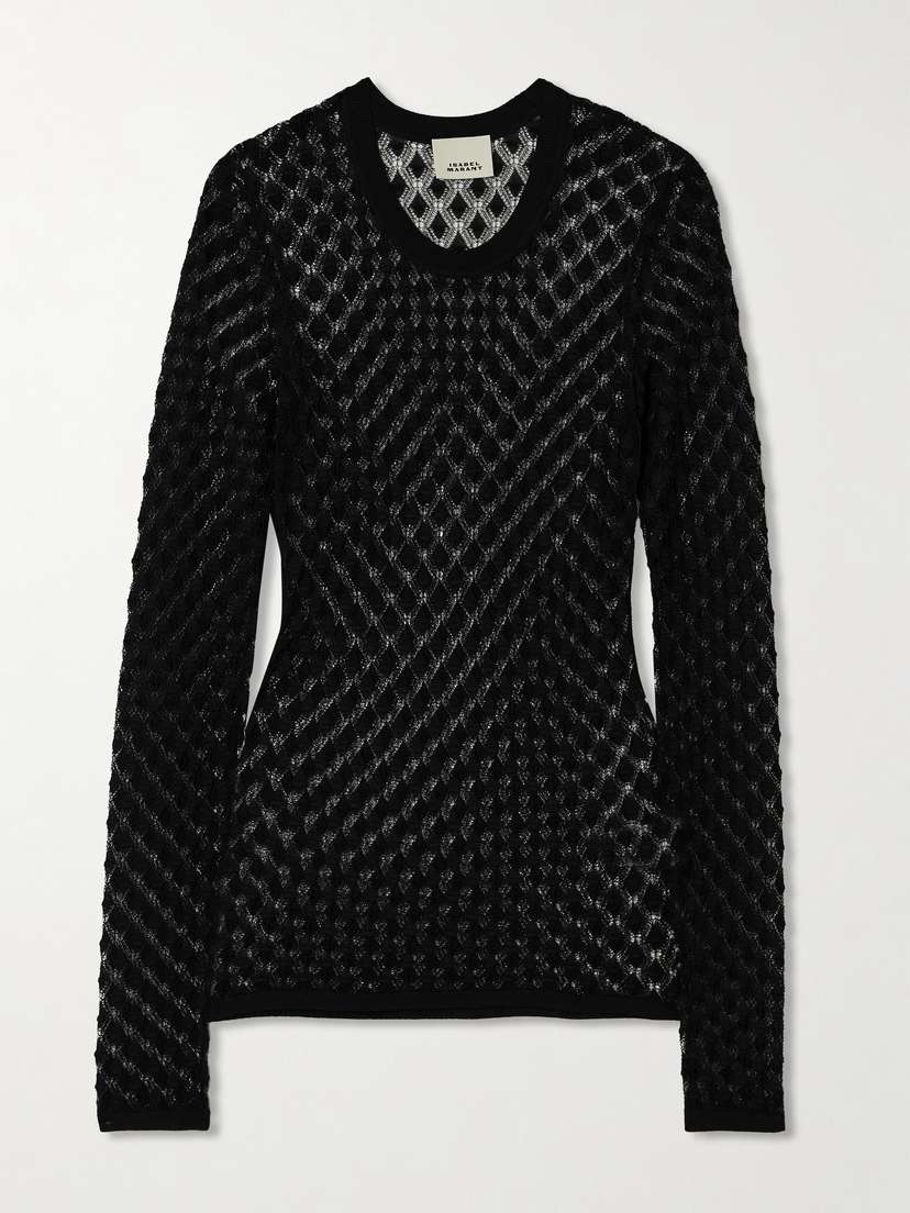 Isabel Marant Zavia Open-knit Sweater