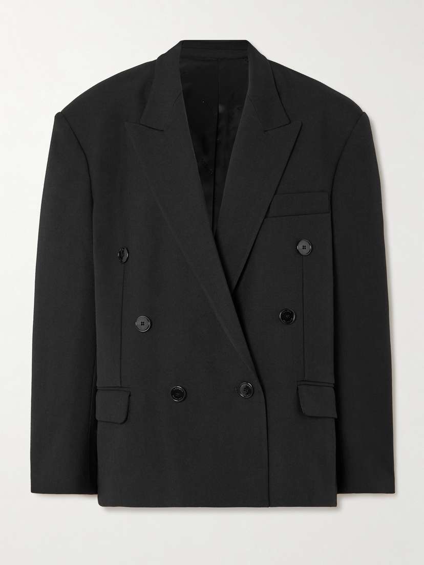 Isabel Marant Klero Oversized Double-breasted Wool-twill Blazer