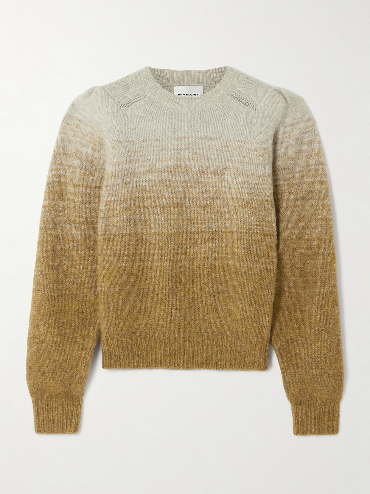 Isabel Marant Étoile Peyton Ombré Baby Alpaca-blend Jumper In Brown