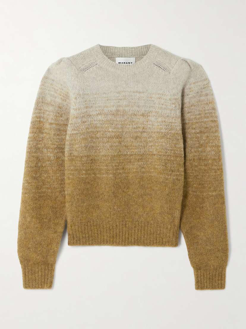 Marant Étoile Peyton Ombré Baby Alpaca-blend Sweater