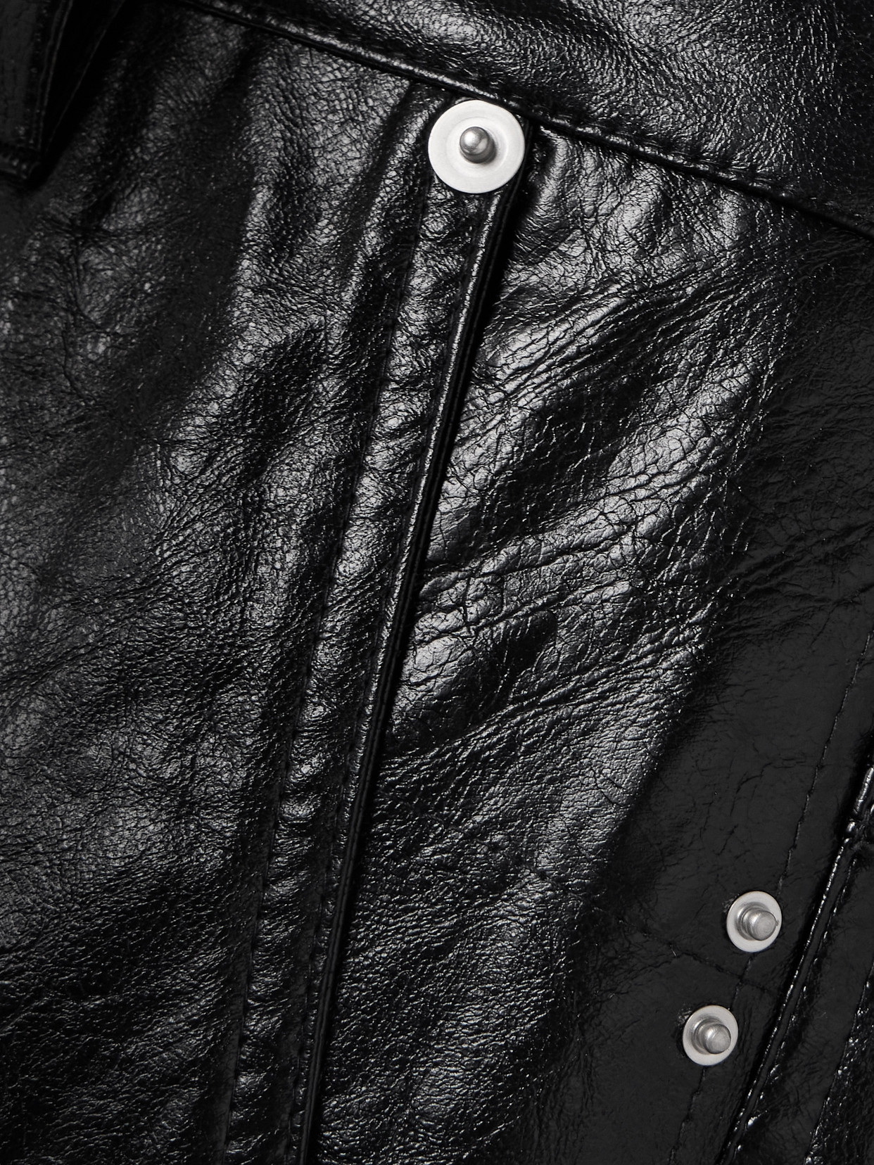 Isabel Marant Étoile Ariete Crinkled Faux Leather Straight-leg Pants In Black