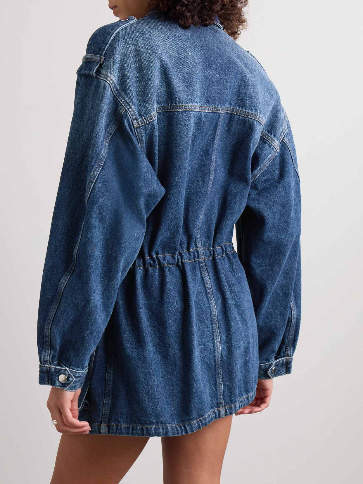 ISABEL MARANT ÉTOILE JOANNA PANELED DENIM JACKET