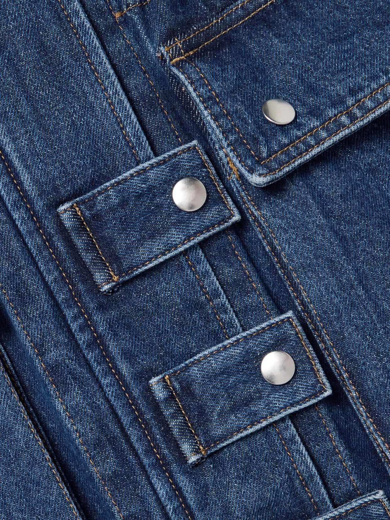 ISABEL MARANT ÉTOILE JOANNA PANELED DENIM JACKET