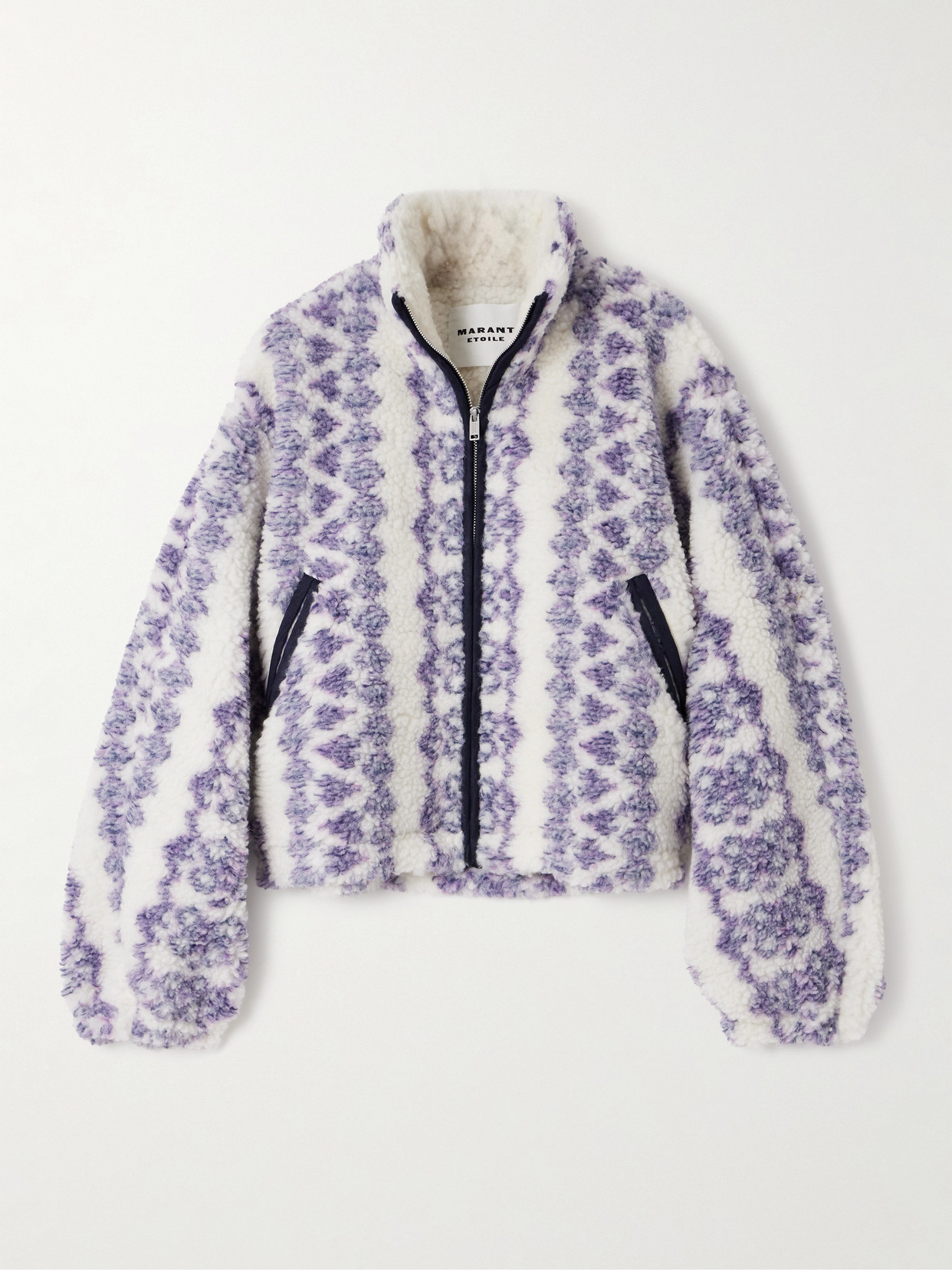 Marant Étoile - Mackensy Fair Isle Fleece Jacket - Ecru