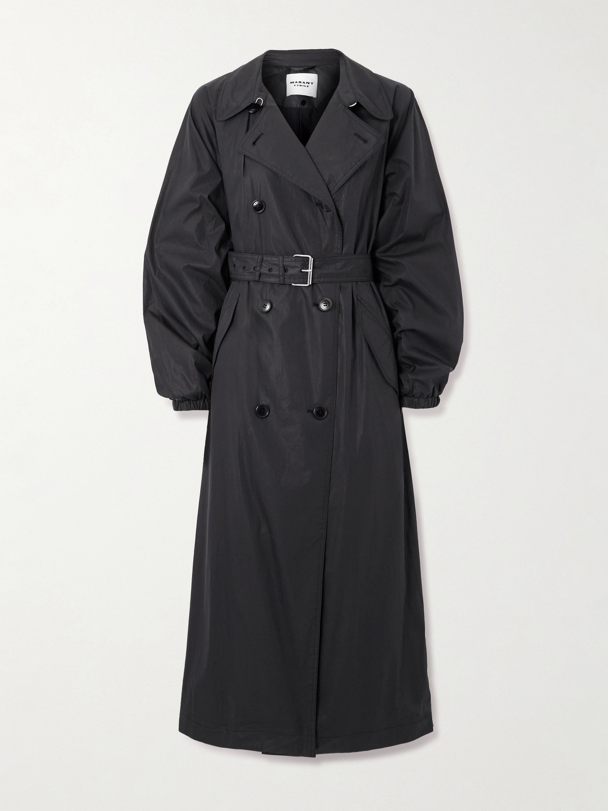 Marant Étoile - Calcilda Cotton-blend Trench Coat - Black