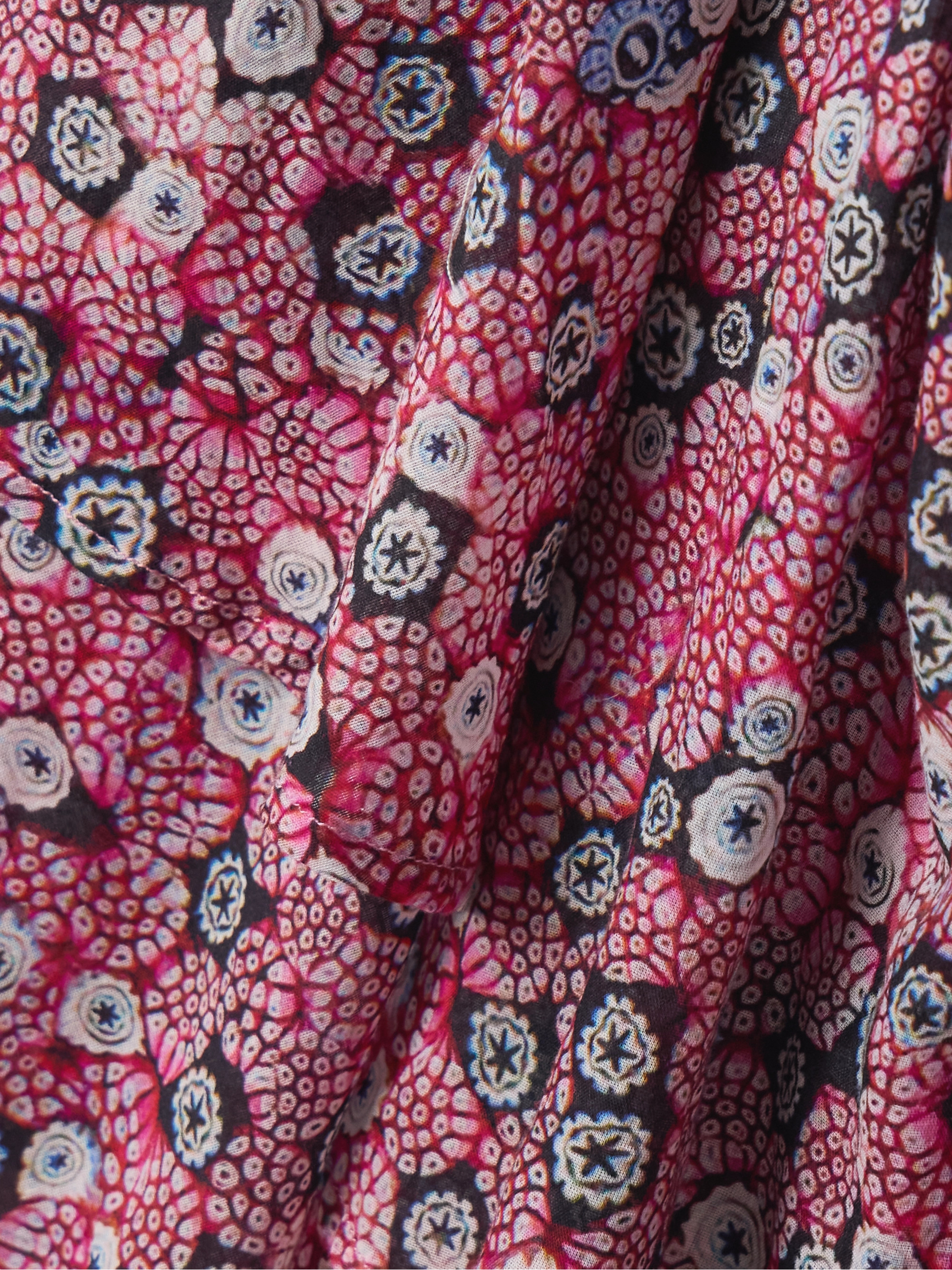 Marant Étoile Anka shirred tiered printed cotton-voile mini dress