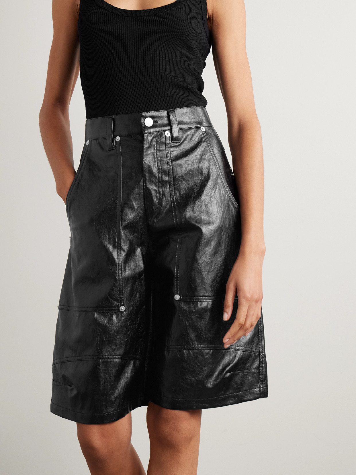 Isabel Marant Étoile High-waisted Shorts In Black
