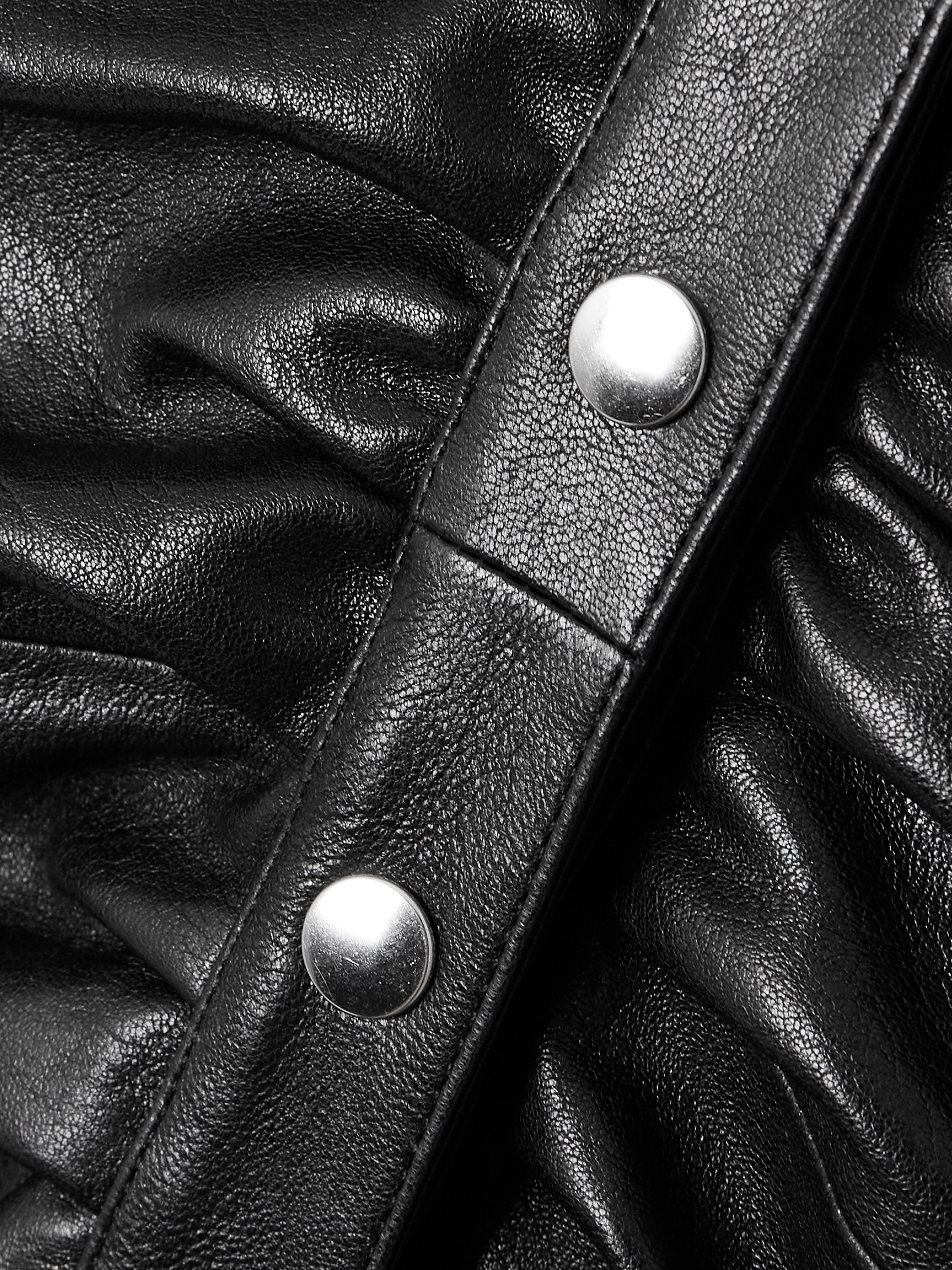 Isabel Marant Carly ruched leather midi dress
